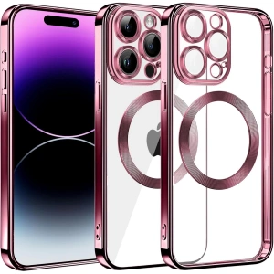 İphone 13 Pro Max Kılıf Slot Silikon - Rose Gold