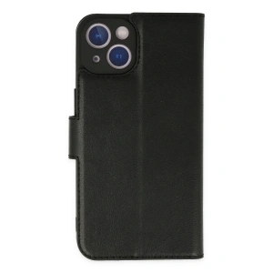 İphone 14 Plus Kılıf Trend S Plus Kapaklı Kılıf - Siyah