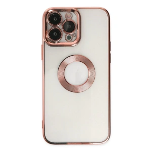 İphone 14 Pro Max Kılıf Slot Silikon - Rose Gold