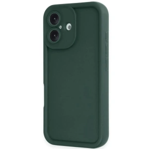 İphone 16 Kılıf Viera Silikon - Koyu Yeşil