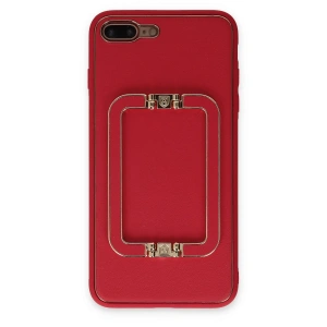 İphone 7 Plus Kılıf Coco Elit Kapak - Kırmızı