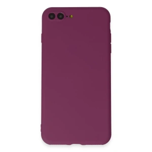 İphone 7 Plus Kılıf First Silikon - Mürdüm