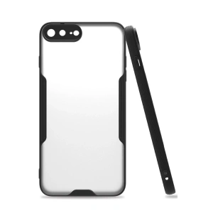 İphone 7 Plus Kılıf Platin Silikon - Siyah