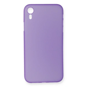 İphone Xr Kılıf Pp Ultra İnce Kapak - Mor