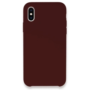 İphone Xs Max Kılıf Lansman Legant Silikon - Bordo
