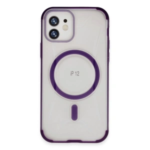 Joko İphone 12 Hilton Magsafe Kapak - Derin Mor