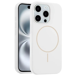 Joko İphone 15 Pro Max Kılıf Jully Magsafe Kapak - Beyaz