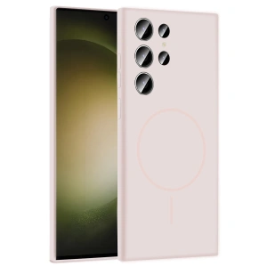 Joko Samsung Galaxy S24 Ultra Kılıf Jully Magsafe Kapak - Pudra