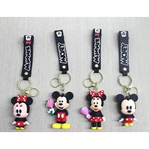 Miki Ve Mini Maus Silikon Anahtarlık Alk4262