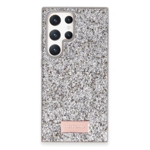 Onegif Samsung Galaxy S23 Ultra Bright Simli Kapak - Gümüş