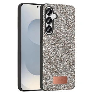 Onegif Samsung Galaxy S25 Plus Bright Simli Kapak - Gold