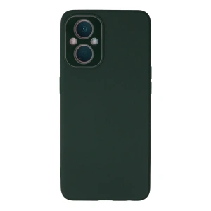 Oppo Reno 7 Lite Kılıf Lansman Glass Kapak - Koyu Yeşil