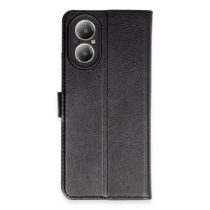 Realme 12 Lite Kılıf Trend S Plus Kapaklı Kılıf - Siyah