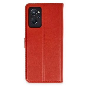 Realme 9i 4g Trend S Plus Kapaklı Kılıf - Kırmızı