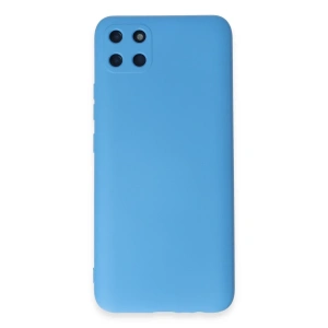 Realme C11 Kılıf Nano İçi Kadife Silikon - Mavi