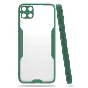 Realme C15 Kılıf Platin Silikon - Yeşil