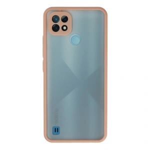 Realme C21 Kılıf Montreal Silikon Kapak - Pembe