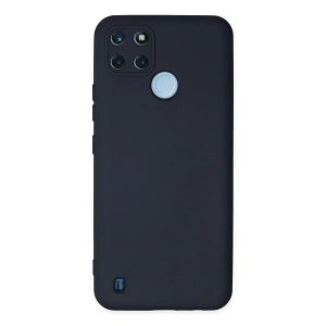 Realme C25y Kılıf Nano İçi Kadife Silikon - Lacivert
