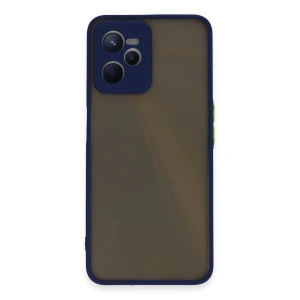 Realme C35 Kılıf Montreal Silikon Kapak - Lacivert