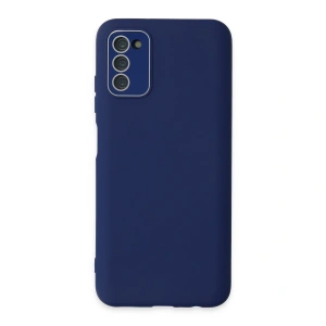 Samsung Galaxy A03s Kılıf Lansman Glass Kapak - Sky Blue