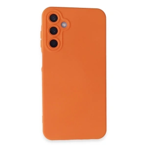 Samsung Galaxy A05s Kılıf Nano İçi Kadife Silikon - Turuncu