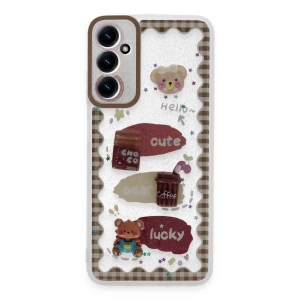 Samsung Galaxy A05s Kılıf Sweet Desenli Silikon Kapak - Şeffaf