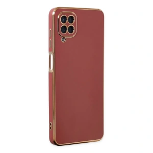 Samsung Galaxy A12 Kılıf Volet Silikon - Kırmızı