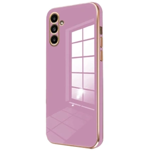 Samsung Galaxy A15 4g Kılıf Volet Silikon - Mor