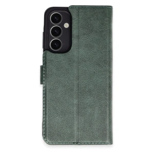 Samsung Galaxy A25 5g Kılıf Trend S Plus Kapaklı Kılıf - Yeşil