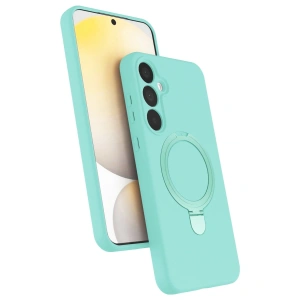Samsung Galaxy A25 5g Regal Magsafe Standlı Kapak - Su Yeşili