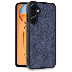Samsung Galaxy A36 Kılıf Aras Deri Kapak - Lacivert