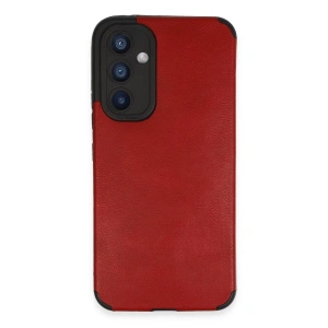 Samsung Galaxy A54 5g Kılıf Loop Deri Silikon - Kırmızı