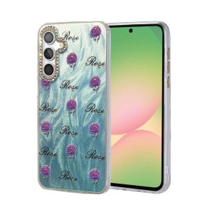 Samsung Galaxy A56 Kılıf Blade Aynalı Desenli Kapak - Desen 9