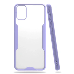 Samsung Galaxy M31 Kılıf Platin Silikon - Lila