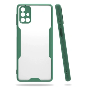 Samsung Galaxy M31s Kılıf Platin Silikon - Yeşil