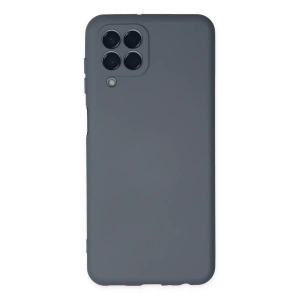 Samsung Galaxy M33 Kılıf Nano İçi Kadife Silikon - Gri