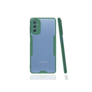 Samsung Galaxy M52 5g Kılıf Platin Silikon - Yeşil