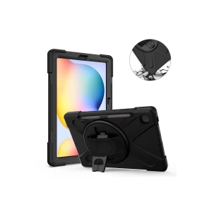 Samsung Galaxy P610 Tab S6 Lite 10.4 Kılıf Amazing Tablet Kapak - Siyah