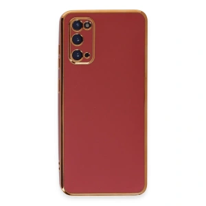 Samsung Galaxy S20 Kılıf Volet Silikon - Kırmızı