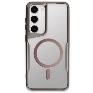 Samsung Galaxy S23 Kılıf Boyi Magsafe Silikon Kapak - Titan Gri