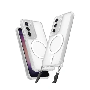 Samsung Galaxy S23 Plus Kılıf Enka Magsafe Silikon Kılıf - Şeffaf