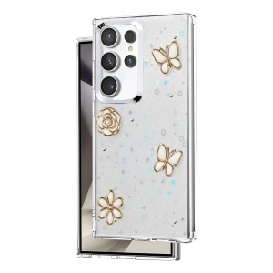 Samsung Galaxy S23 Ultra Fiyonk Desenli Kapak - Desen 10