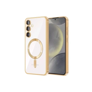 Samsung Galaxy S24 Kılıf Kross Magneticsafe Kapak - Gold