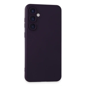 Samsung Galaxy S24 Kılıf Nano İçi Kadife Silikon - Mor