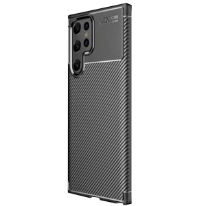 Samsung Galaxy S25 Ultra Kılıf Auto Focus Karbon Kapak - Siyah