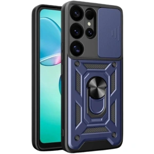 Samsung Galaxy S26 Ultra Pars Lens Yüzüklü Silikon - Lacivert