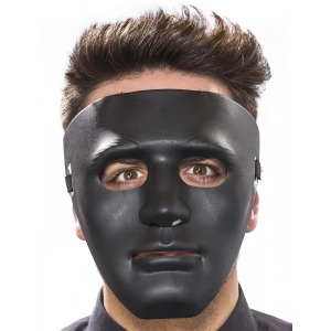 Siyah Renk Hip Hop Anonim Jabbawockeez Dans Maskesi 18x19 Cm