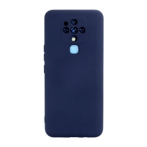 Tecno Camon 16 Kılıf Nano İçi Kadife Silikon - Lacivert