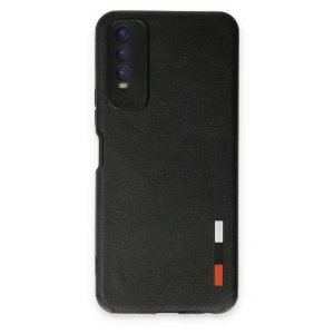 Vivo Y11s Kılıf Loop Deri Silikon - Siyah