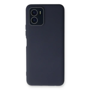 Vivo Y15s Kılıf Lansman Glass Kapak - Lacivert